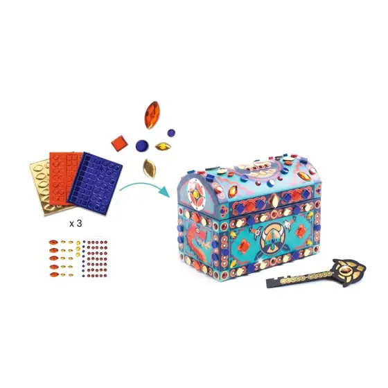 Djeco Do It Yourself Truhe zum Dekorieren Super