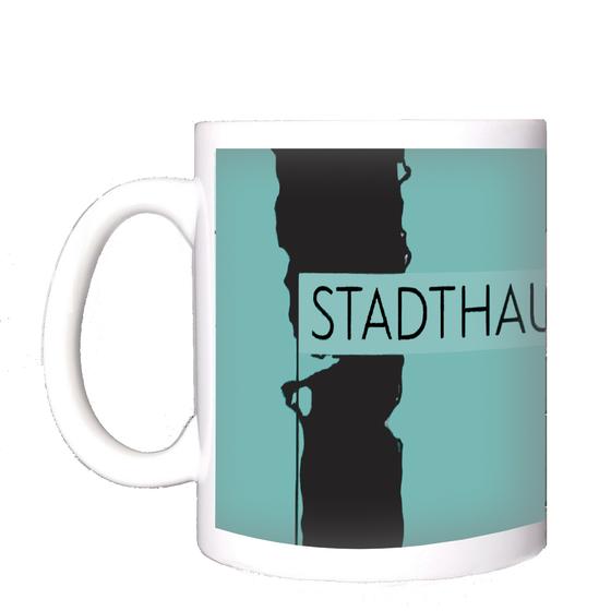 S-Bahn Kaffeebecher Kaffeetasse S-Bahnhof Stadthausbrücke, Linie S3 S1 S2, tom bäcker, Geschenkidee Hamburg, Souvenir, Fischmarkt, Niederhafen, Elbtunnel, St Pauli, Millerntor, Elbe, Elbphilharmonie, Elbufer, Neustadt, Mitte, Landungsbrücken, Jungfernstie