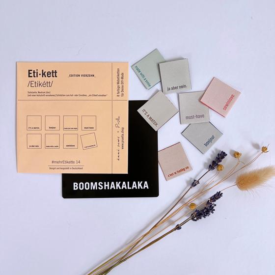 Label #mehrEtikette Edition 14  - 8 Webetiketten