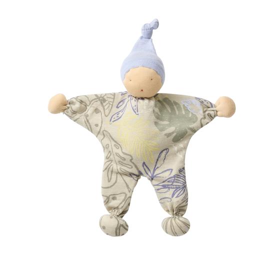 People wear Organic Manderl Khaki Bedruckt Tropische Blätter