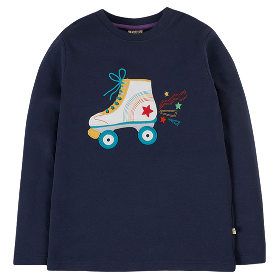 Frugi Langarmshirt Roller Skate Indigo