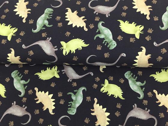 Jersey Dinosaurier schwarz