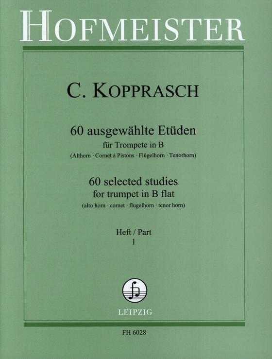 60 ausgewählte Etüden Trompete 1