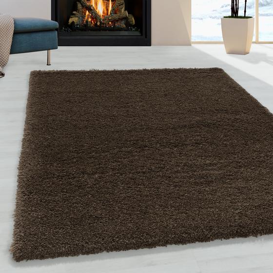 Fluffy Shaggy 160 x 230 cm kahve