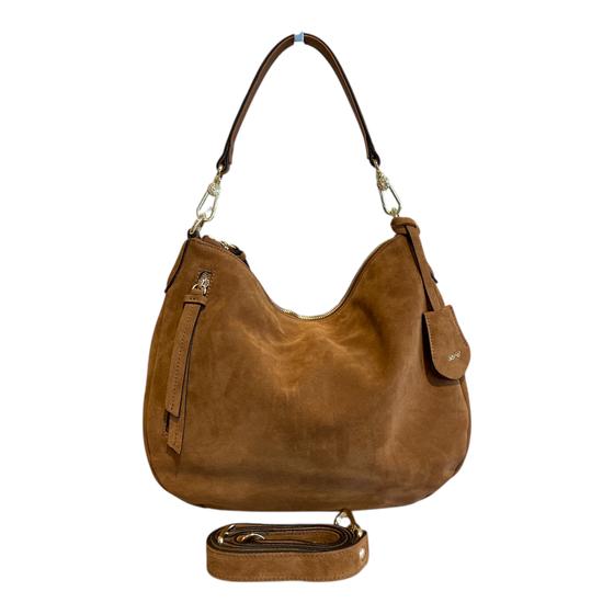 abro JUNA Hobo bag small cuoio, cognac