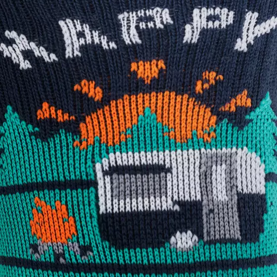 SOCK it to me Strümpfe HAPPY CAMPER R0022 - navy