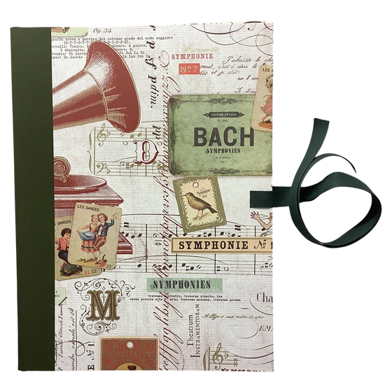 Sammelmappe - Musik, Italienisches Buntpapier