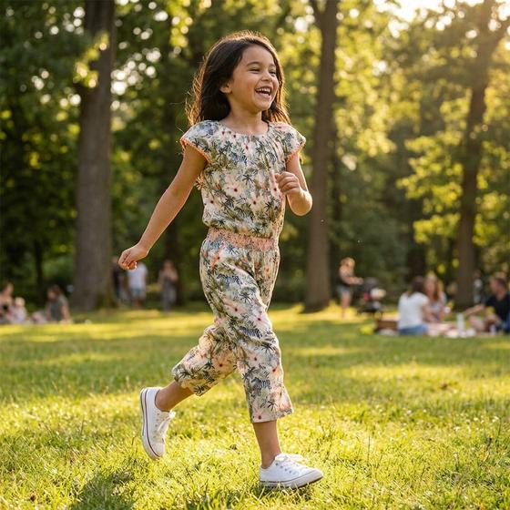 Jumpsuit "Jungle", luftige Viskose