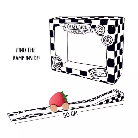 Oli&Carol Baby Car Toy Sweetie the Strawberry