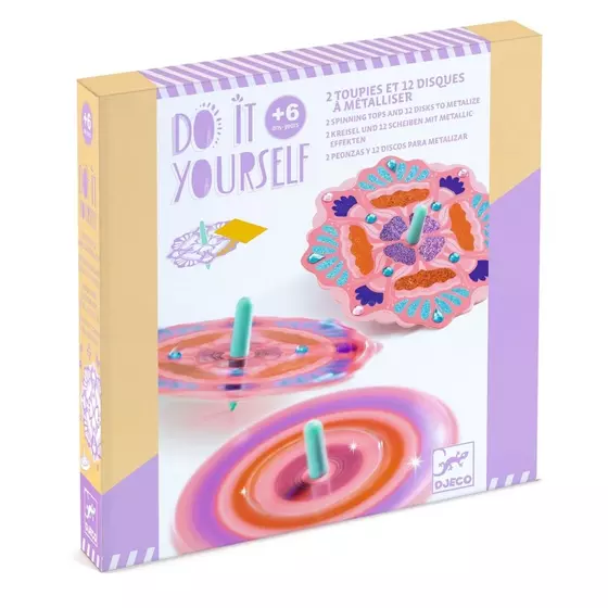 Djeco DIY Kreisel Flower Power