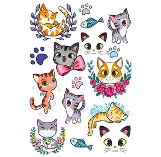 Avenue Mandarine Tattoo Abziehbilder - MANIA Katzen