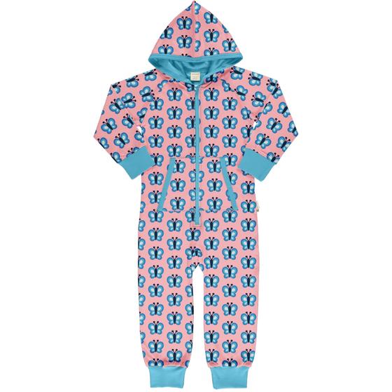 Onepiece Sweat "Bluewing Butterfly", Biobaumwolle, GOTS-zertifiziert 