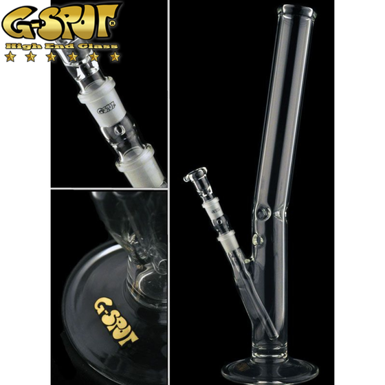 Glasbong, G-Spot®, Gebogen, Eis, M-Size, 5mm