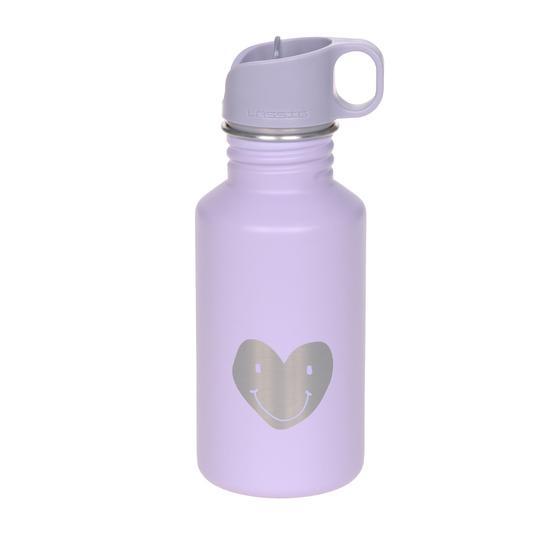 Lässig Edelstahl Kinder Trinkflasche Little Gang Herz Lila