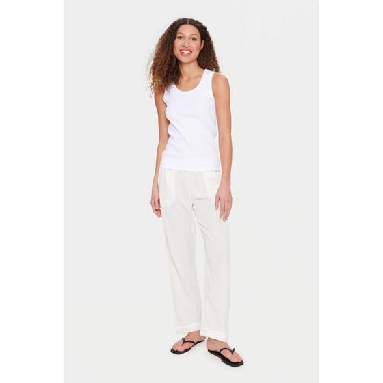 SAINT TROPEZ Tank Top AstaSZ 30512644 - weiß