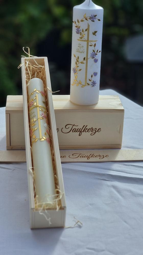 Edle Aufbewahrungsbox aus Birkenholz mit Schriftzug 