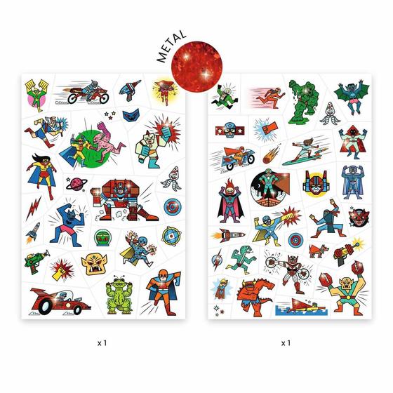 Djeco Tattoos Superhelden