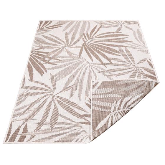 DUO Rug wendbarer Teppich creme braun