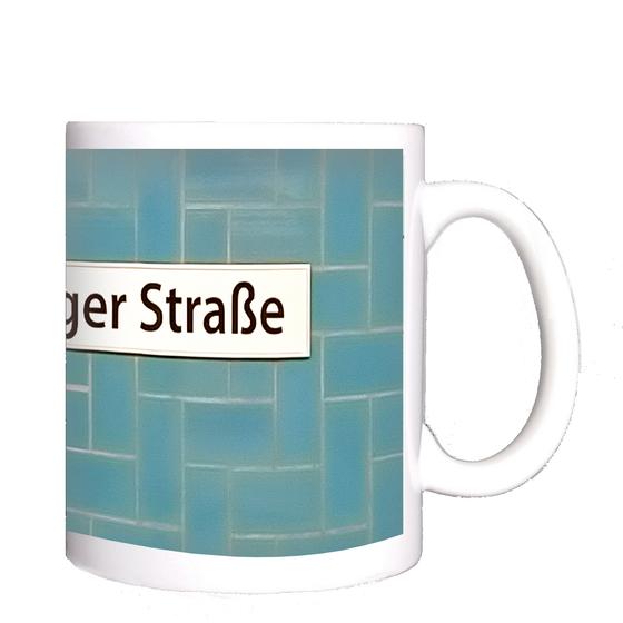 U-Bahn Hamburg Kaffeebecher Kaffeetasse U-Bahnhof Straßburger Straße, Hochbahn Linie U1,  tom bäcker Geschenkidee Hansestadt, Souvenir, Elbe, Lübecker Straße, #lieblingstasse, Ritterstraße, Wandsbeker Chaussee, Marktplatz, Wandsbek Markt, Alter Teichweg