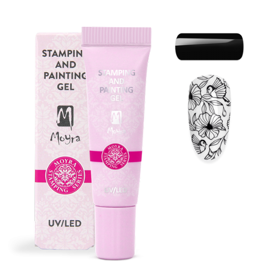 Stamping/Paint Gel Nr.07 - Schwarz