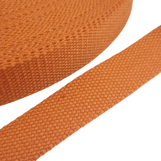 Taschenband Gurtband 30mm smokey orange