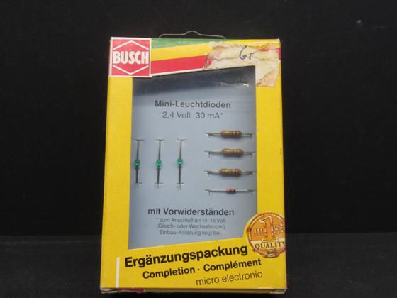 Busch 5986 LED Ergänzungspackung mit 3 grünen Mini LED´s