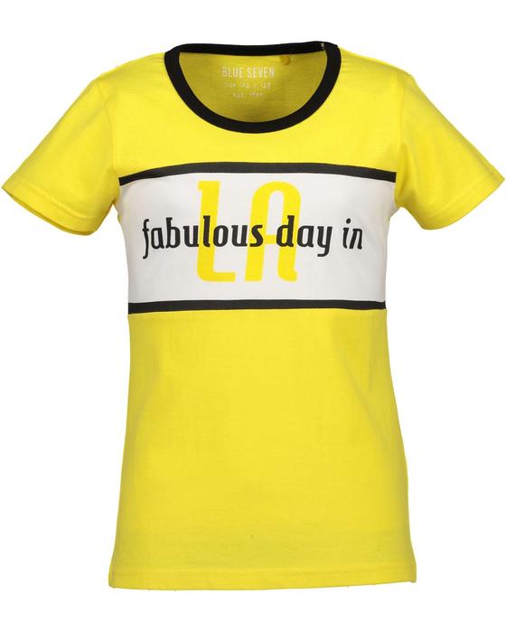 Cooles T-Shirt "fabulous day in LA", gelb