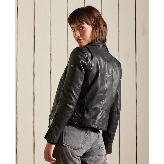 SUPERDRY Lederjacke