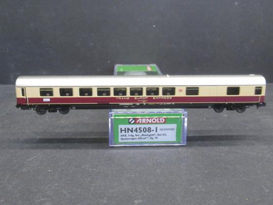 Arnold 4508-1Rheingold Speisewagen ARmh 217 EP VI Creme/rot DB AG Spur N OVP