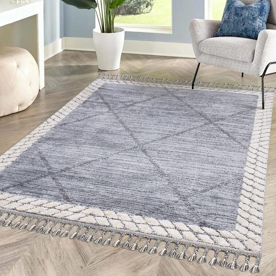 TT Valencia Teppich 160x230 cm grau beige