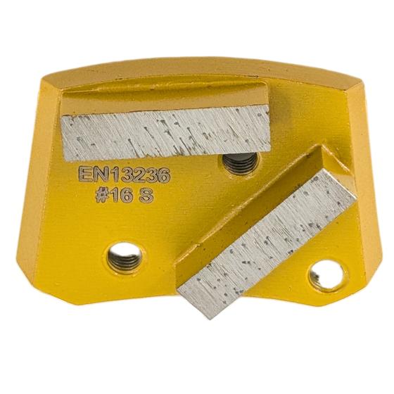 Diamant Schleifschuh <br> passend für Contec mit Schnellwechselaufnahme <br> K 16/20 weiche Bindung