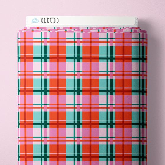 Christmas Plaid Karostoff aus der Kollektion Jolly Tidings von Cloud9 Fabrics in modernen Farben