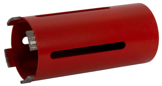 Diamant Trocken-Bohrkrone <br> Ø 32 - 162 mm <br> Nutzlänge 180 mm <br> wahlweise mit verschiedenen Aufnahmen