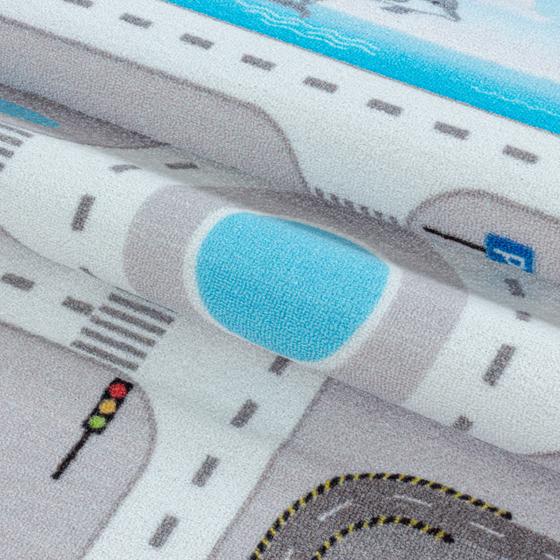 Play Spielteppich Kinderteppich grau gri