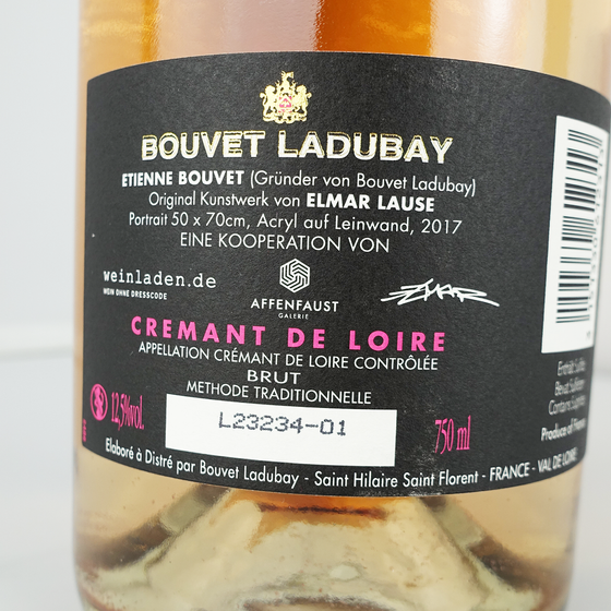 goldmarie Geschenktasche JUBILÄUM/HOCHZEIT - Crémant de Loire ROSÉ - Kerze - Vinoos Weingummis - Paarspiel & Co.