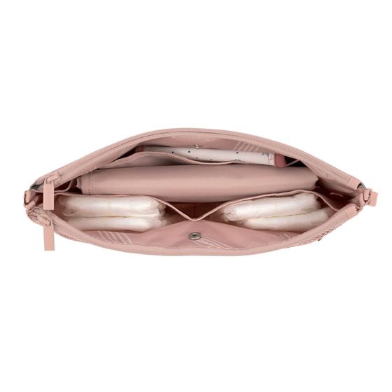 Lässig Windeltasche Clutch Soft Stripes Rose