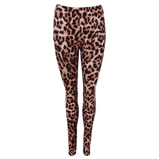 BLACK COLOUR Leggings BCLynn Animal Print 2218-BL - Leo karamell-schwarz
