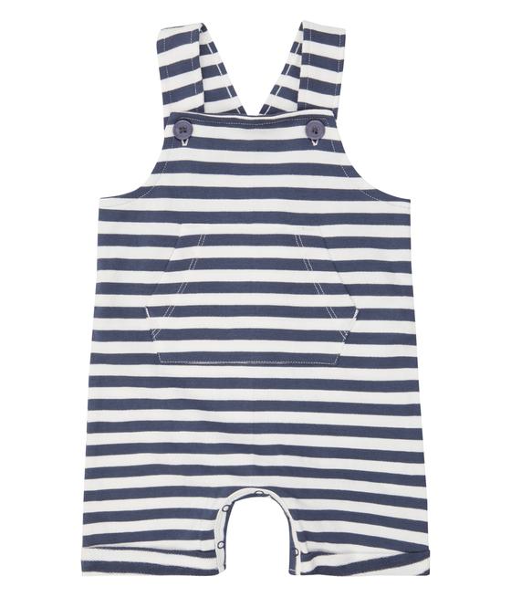 Latz-Shorts "Navy Stripes", Biobaumwolle, GOTS-zertifiziert 