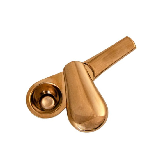 Metallpfeife, Spoon Pipe, Gold