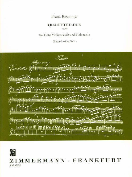 Quartett D-Dur op. 93