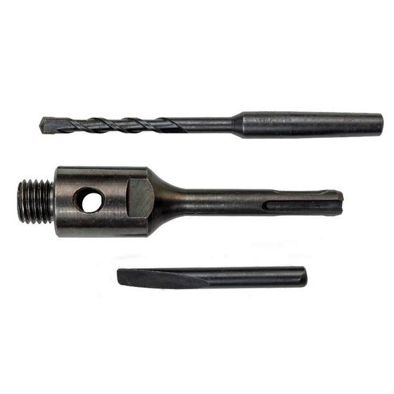 SDS-Plus Aufnahme inkl. Zentrierbohrer und Austreiber