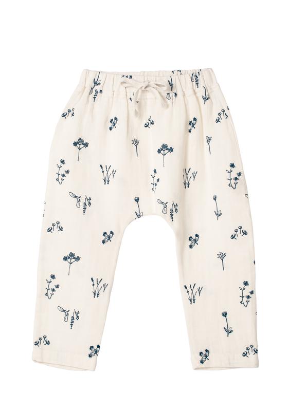 Organic by Feldman Musselin Baggy Pants Plants Delight