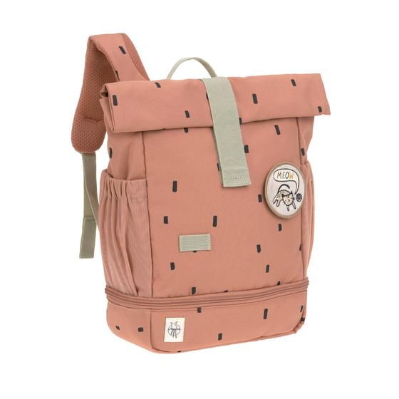 Lässig Kindergartenrucksack Rolltop - Happy Prints Karamell