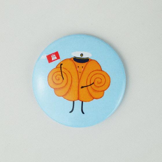 jakob & sohn Magnet - Franzbrötchen - hellblau