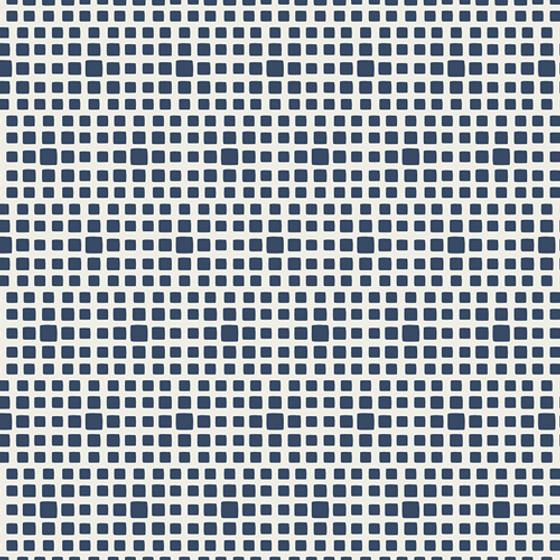 Art Gallery Squared Elements Rosewater navy Karos