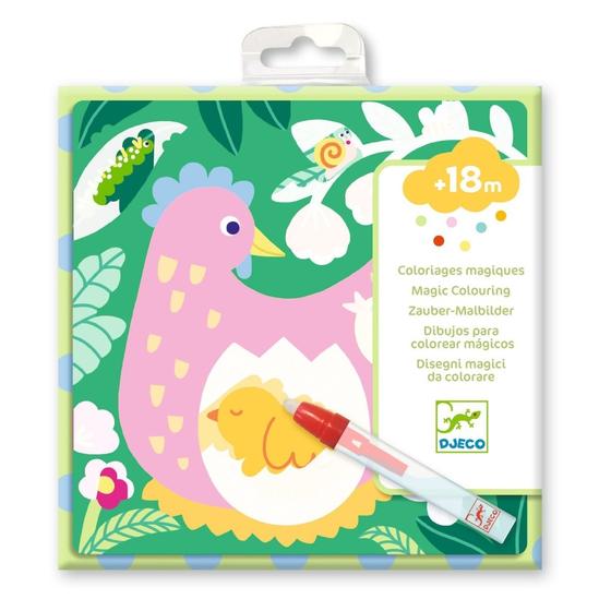 Djeco Magisches Ausmalen Gartentierbabys