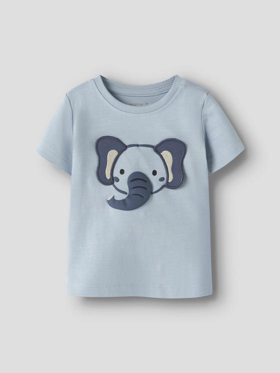Name It T-Shirt Elephant Blue Fog