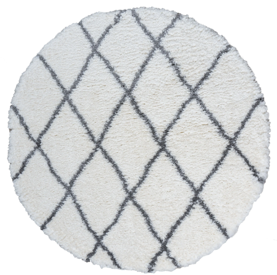 Teppich | Rundteppich Jeffie - Cream/grau