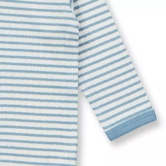 Sense Organics Body Langarm Yvon Light Denim Stripes