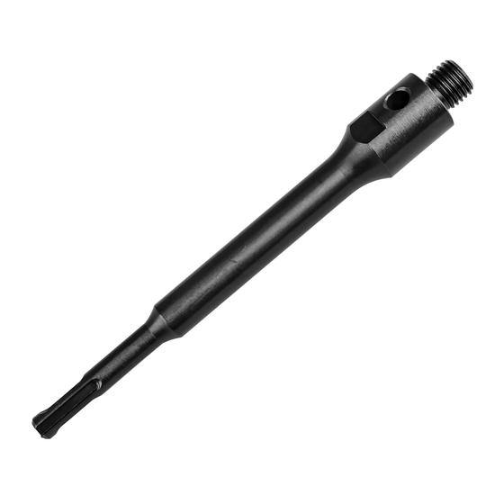 Diamant Trocken-Bohrkrone <br> Ø 32 - 162 mm <br> Nutzlänge 180 mm <br> wahlweise mit verschiedenen Aufnahmen in langer Ausführung